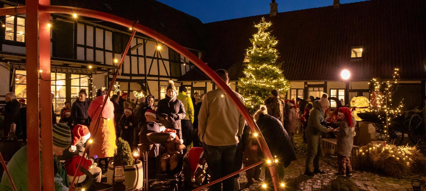 Julenisser og julemand i Bogense